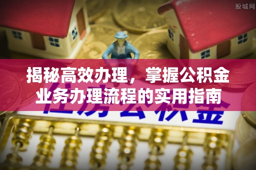 通化揭秘高效办理，掌握公积金业务办理流程的实用指南