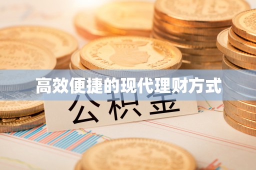 通化高效便捷的现代理财方式