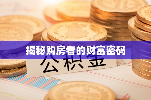 通化揭秘购房者的财富密码