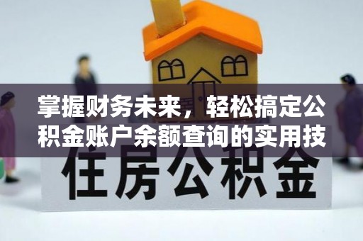 通化掌握财务未来，轻松搞定公积金账户余额查询的实用技巧